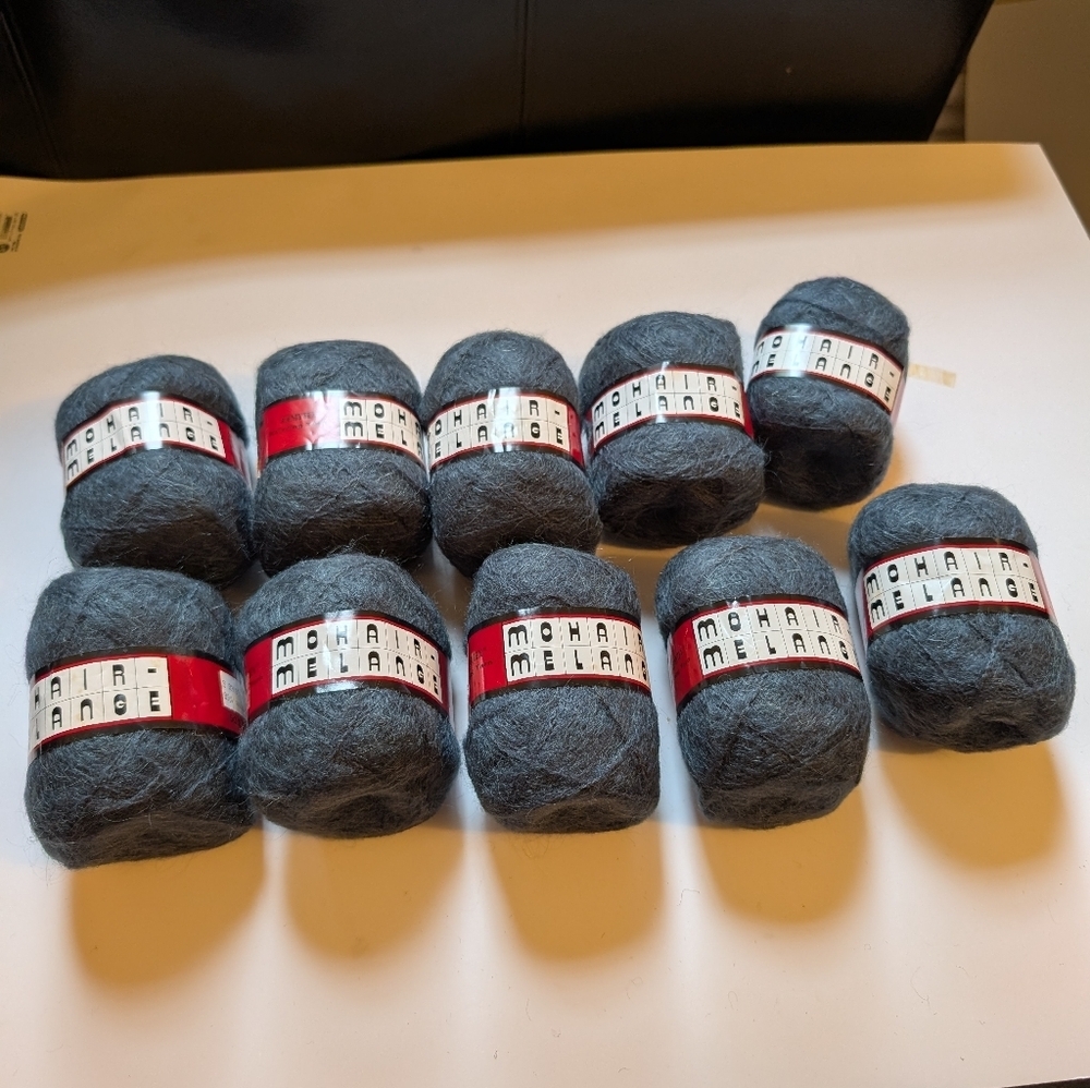Remytex Mohair Melange Yarn 50 Gr x 10 BNWT